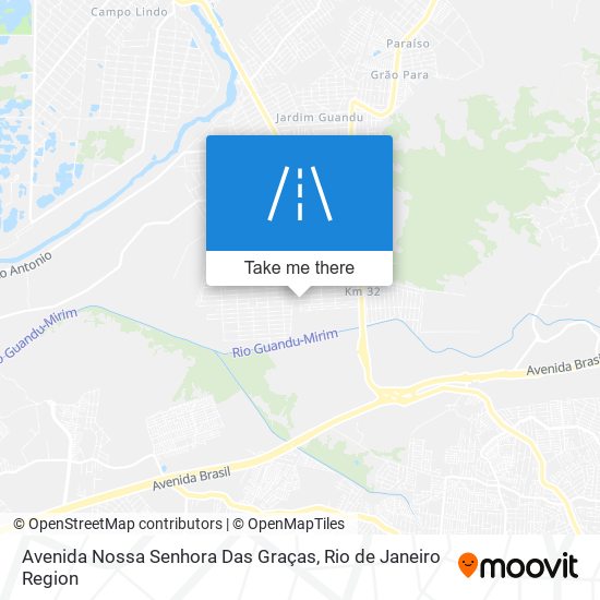 Mapa Avenida Nossa Senhora Das Graças