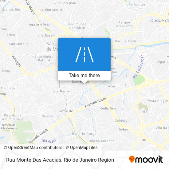 Rua Monte Das Acacias map