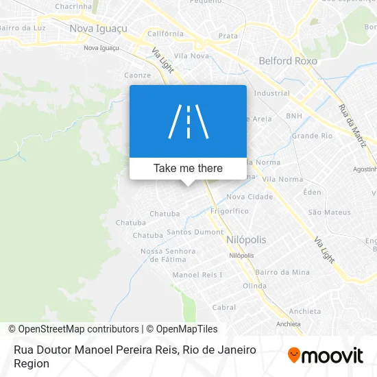 Rua Doutor Manoel Pereira Reis map