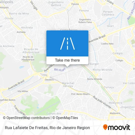Rua Lafaiete De Freitas map