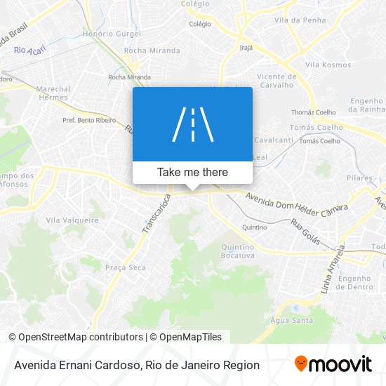 Mapa Avenida Ernani Cardoso