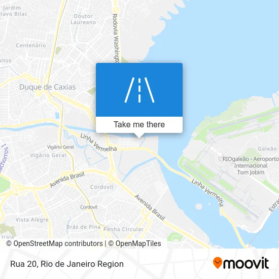 Rua 20 map