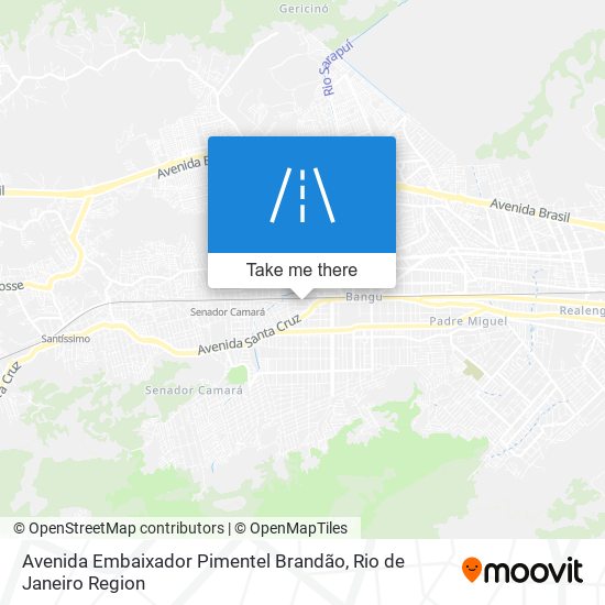 Mapa Avenida Embaixador Pimentel Brandão