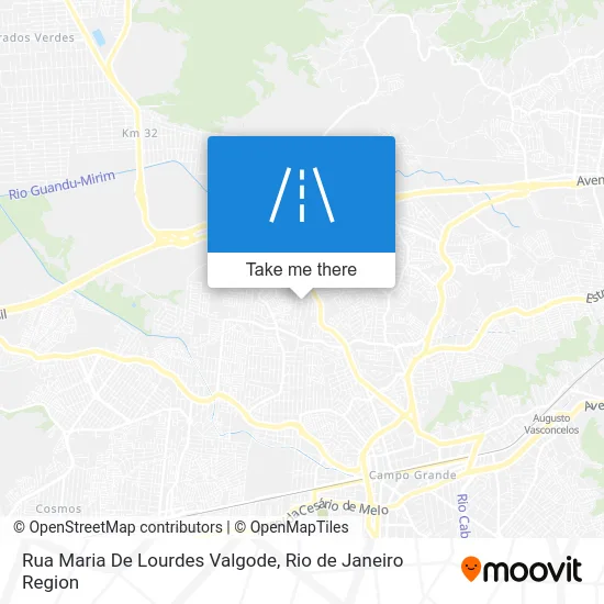 Rua Maria De Lourdes Valgode map
