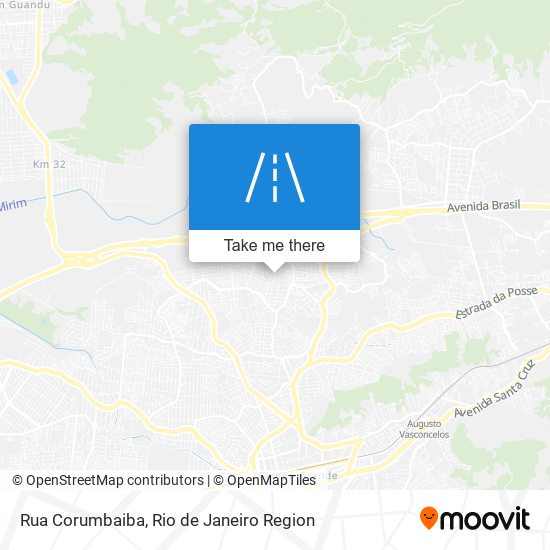 Mapa Rua Corumbaiba