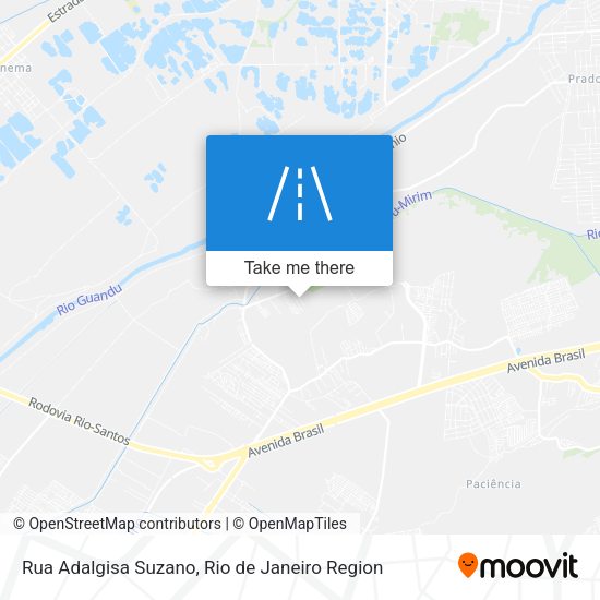 Rua Adalgisa Suzano map