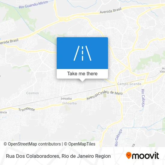 Rua Dos Colaboradores map