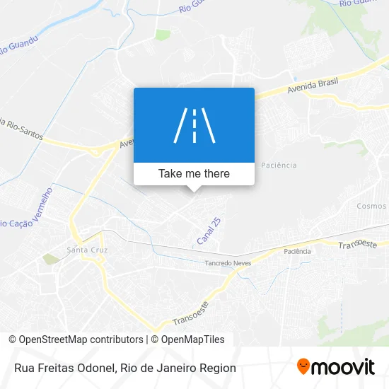 Rua Freitas Odonel map