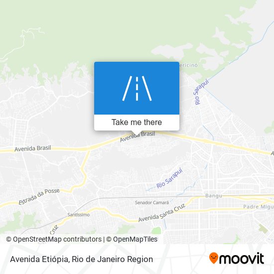 Mapa Avenida Etiópia