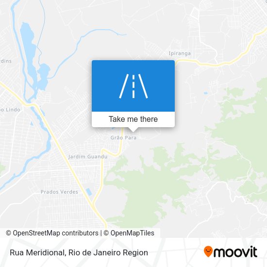 Rua Meridional map
