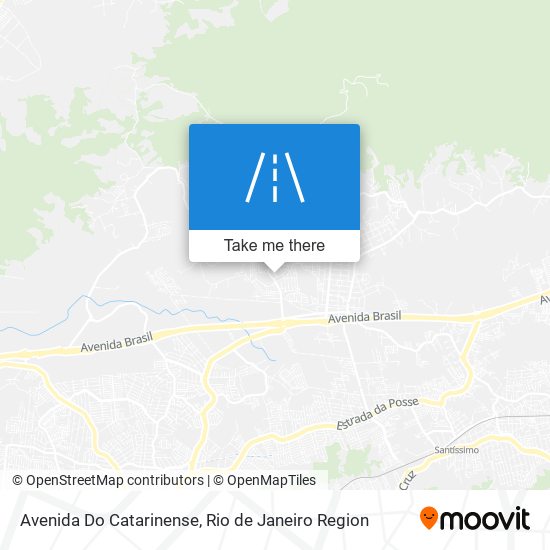Mapa Avenida Do Catarinense