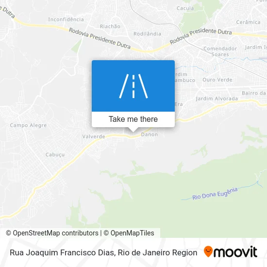 Rua Joaquim Francisco Dias map