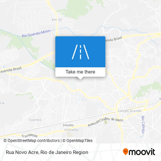 Rua Novo Acre map