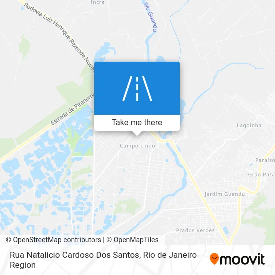 Rua Natalicio Cardoso Dos Santos map