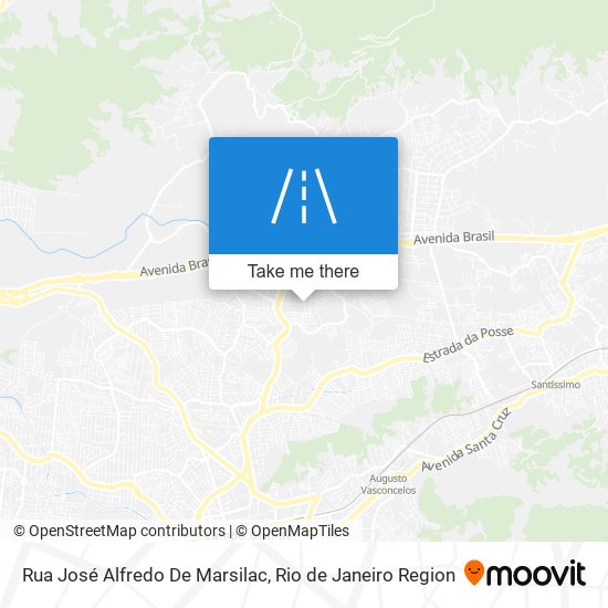 Mapa Rua José Alfredo De Marsilac