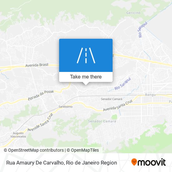 Mapa Rua Amaury De Carvalho