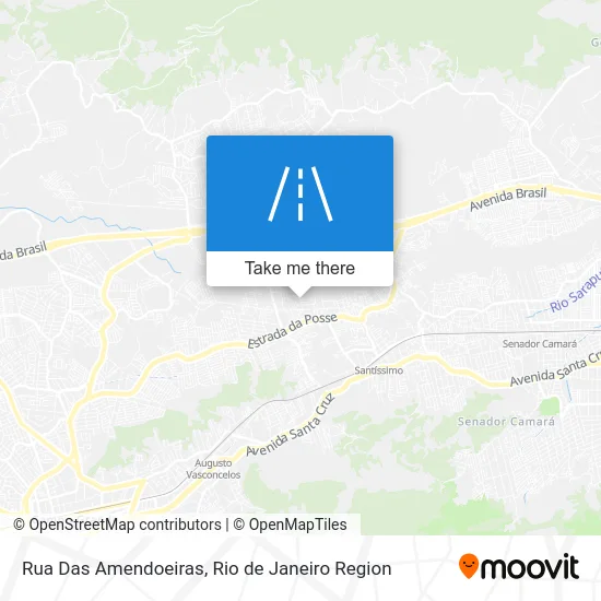 Rua Das Amendoeiras map