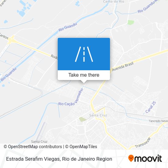 Estrada Serafim Viegas map