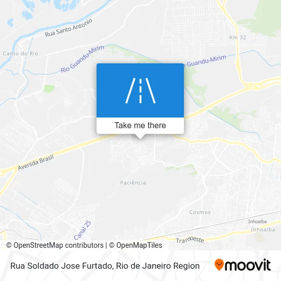 Rua Soldado Jose Furtado map