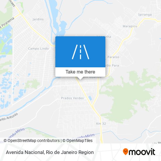 Mapa Avenida Nacional