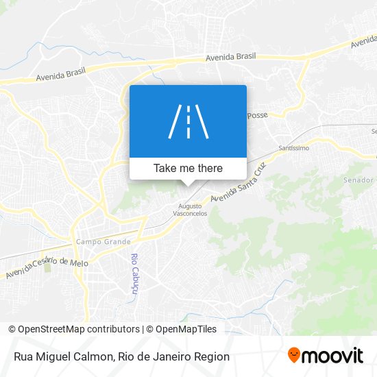 Mapa Rua Miguel Calmon