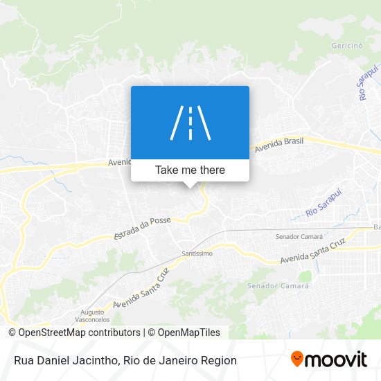 Rua Daniel Jacintho map