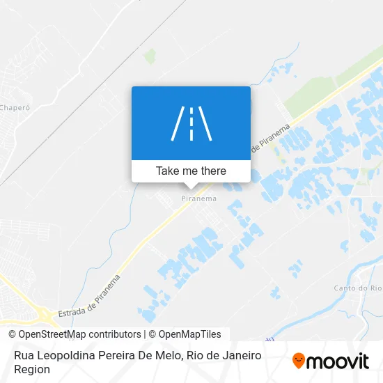 Rua Leopoldina Pereira De Melo map