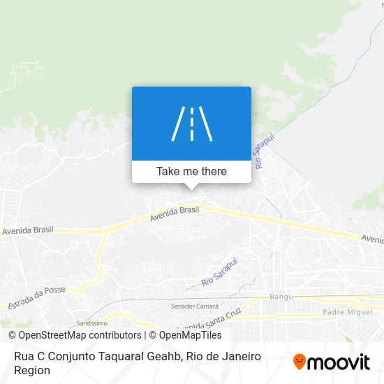 Rua C Conjunto Taquaral Geahb map