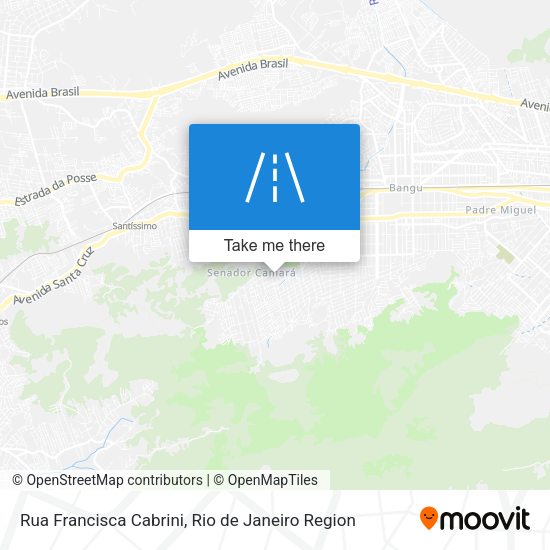 Rua Francisca Cabrini map