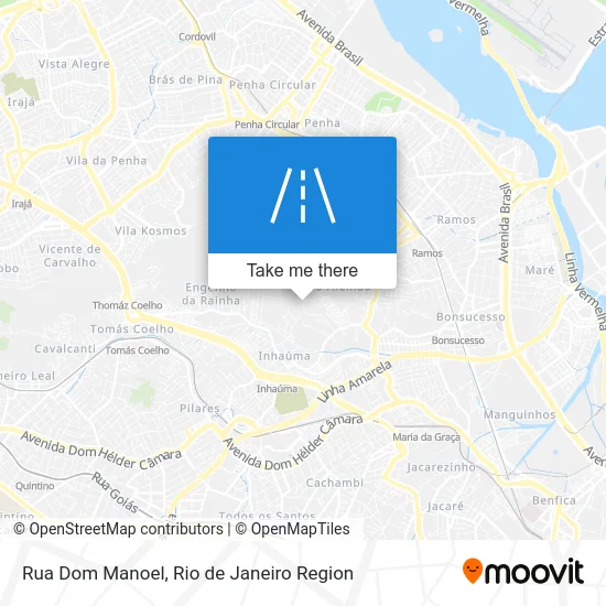 Rua Dom Manoel map