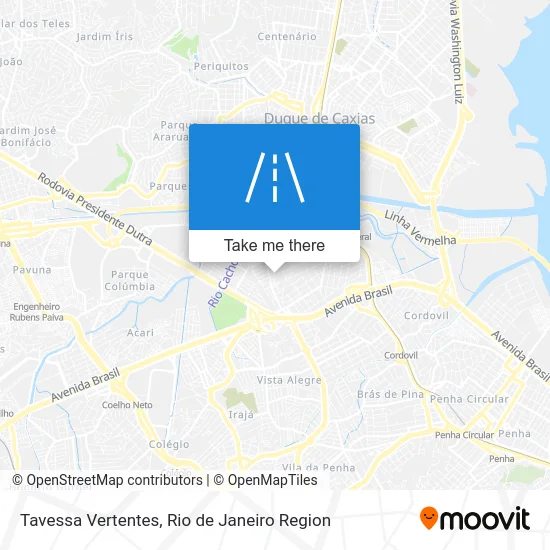 Tavessa Vertentes map