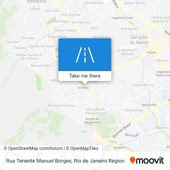 Rua Tenente Manuel Borges map
