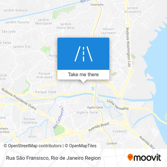 Rua Sāo Fransisco map