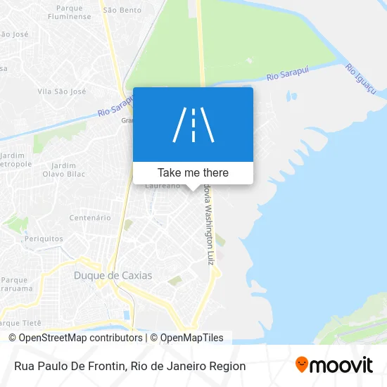 Rua Paulo De Frontin map