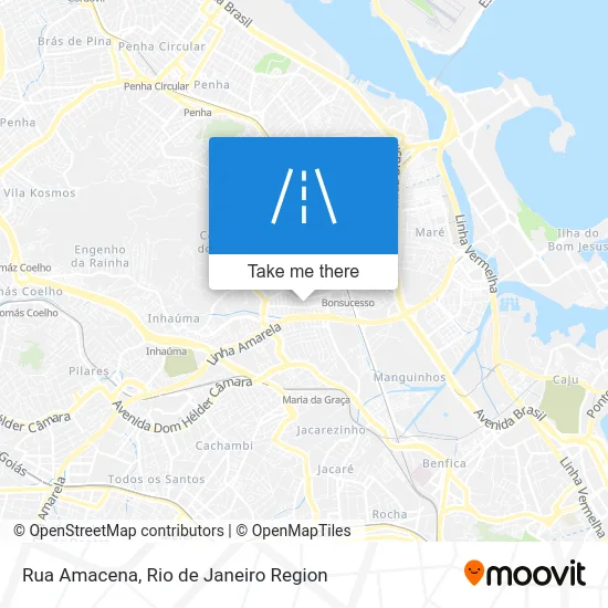 Rua Amacena map