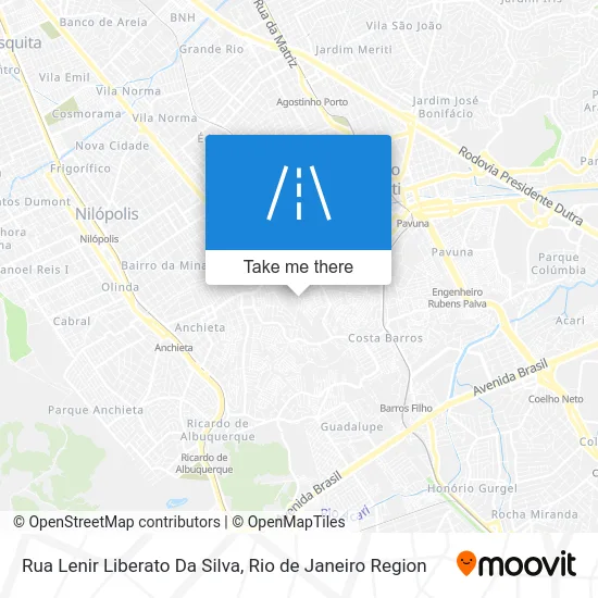 Rua Lenir Liberato Da Silva map