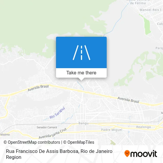 Rua Francisco De Assis Barbosa map