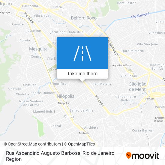 Mapa Rua Ascendino Augusto Barbosa