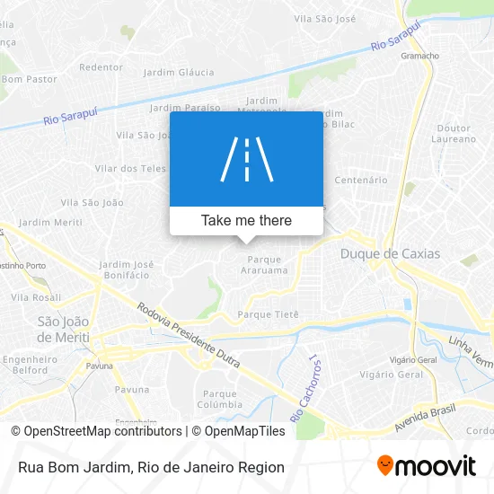 Rua Bom Jardim map
