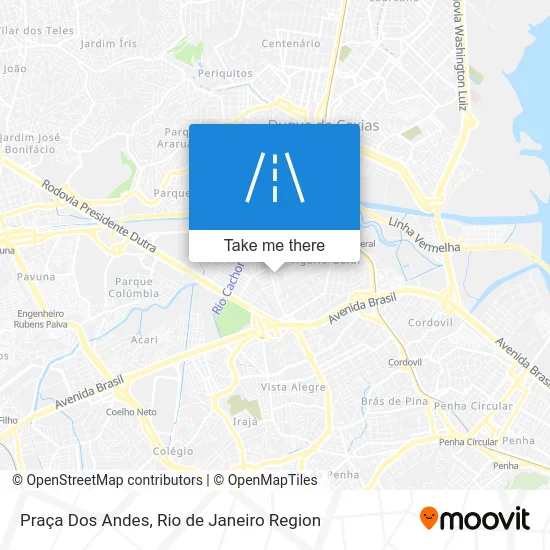 Praça Dos Andes map