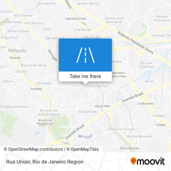 Rua Uniao map