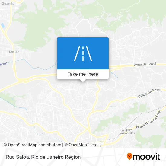 Rua Saloa map