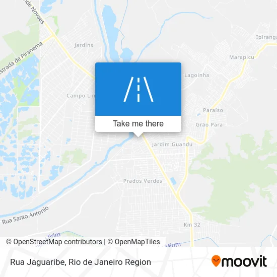 Rua Jaguaribe map