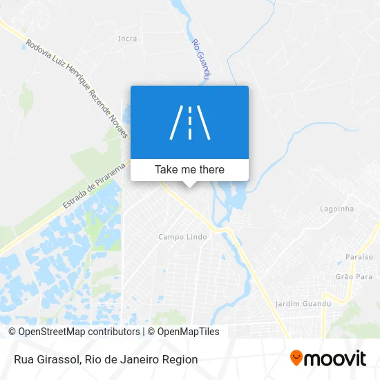Rua Girassol map
