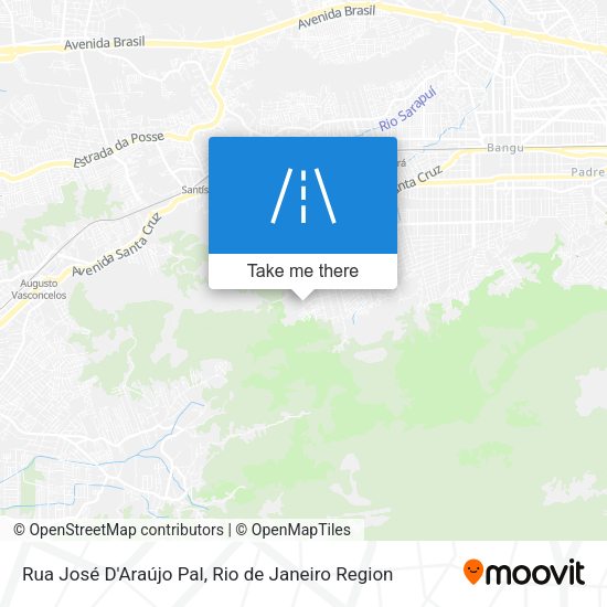 Rua José D'Araújo Pal map