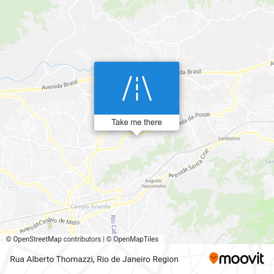 Rua Alberto Thomazzi map