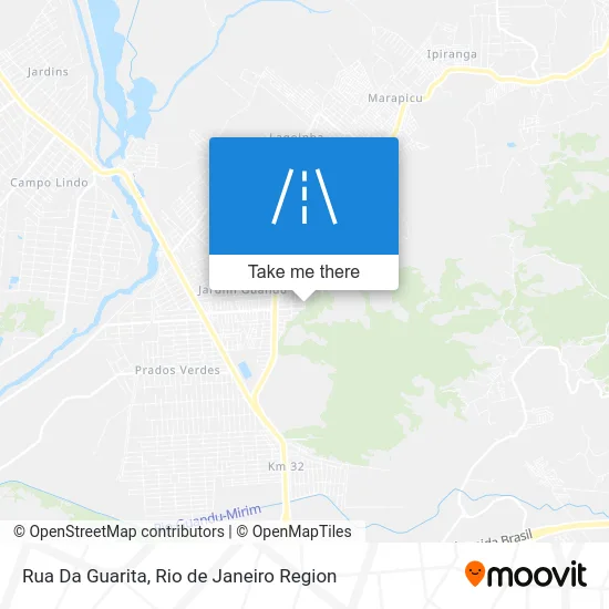 Rua Da Guarita map