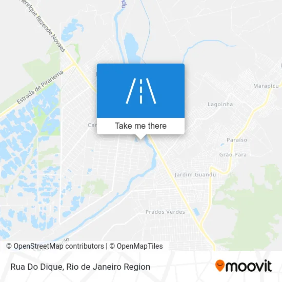 Rua Do Dique map