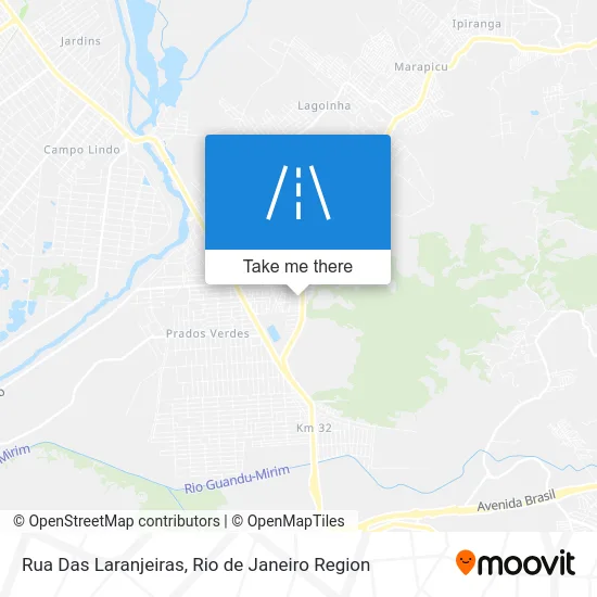 Rua Das Laranjeiras map