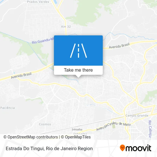 Estrada Do Tingui map